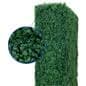 Artificial boxwood hedge with planter box with realistic looking design