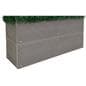 Artificial boxwood hedge panels with durable weather resistant base