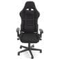 PC gaming chair with soft-padded neck and back cushions 