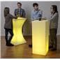 Modern LED Hourglass Pub Table