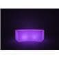 LED serpentine bench with 16 color options