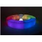 LED serpentine bench versatile seating