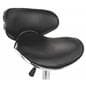 Hourglass LED pub table set padded seat