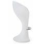 LED bar stool with steel accent