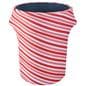 Candy cane stretch trash can cover is reusable 