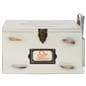 Wooden wedding card box with 4x2 side pocket 