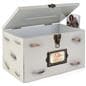 Wooden wedding card box measures 14 inches wide by 8 inches tall 