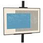 Wall mount easel with lower bar of 18 inches wide