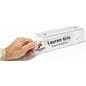 Side Insertion adjustable acrylic cubicle name plate holder