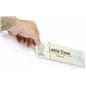 cubicle name plate with easily swappable tags