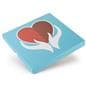 Custom printed cardboard trash box with included top