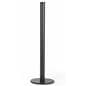 Powder coated stainless steel floor mount gallery stanchion
