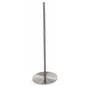 Single Silver Exhibit Stanchion
