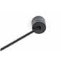 Wall Mounted Black Stanchion Cord Wall Receptor