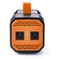 Portable battery power station  with two energy outlets