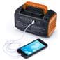 Portable battery power station with USB input capabilities 