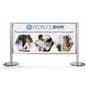 Set of 2 crowd barrier sign panels