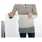 Slide-in acrylic stanchion post panel barriers