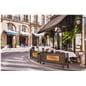 Personalized putdoor cafe barrier 