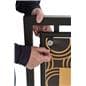 Outdoor cafe barrier with custom printing includes O rings