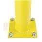 Steel bollard surface mount with heavy duty bolts