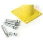 Steel bollard surface mount includes all necessary hardware