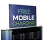 Public charging kiosk with included stock header graphic