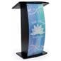 UV printed clear replacement panel for FLCT series lecterns with your own logo or artwork