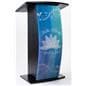 UV printed frosted replacement panel for FLCT series lecterns featuring your own custom artwork