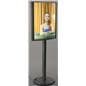 22 x 28 Curved Lightbox Stand with LED Bulbs