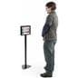 8.5” x 11” Modern Sign Stand, 11.75" Overall Width