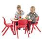 Red Height Adjustable Children’s Table, Chairs Sold Separately