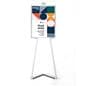 Portable bi-fold easel with easy fold design 