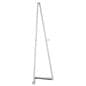 Silver portable bi-fold easel