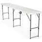 adjustable height folding tables