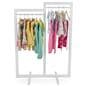 Double-sided modern cottage double carry clothing rack