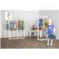 MDF modern cottage double carry clothing rack