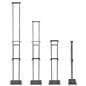 Free standing poster holder  with customizable heights to fit a wide range of sign sizes