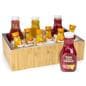 Ice pan with bamboo housing with large beverage capacity