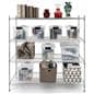 Commercial wire rack with adjustable shelves