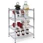 Metal wire shelving unit is NFS food safe