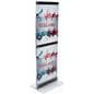 Floor-Standing Acrylic Graphic Holder with Two 22x28 Posters