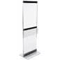 Acrylic Display Totem with Brochure Holder & Adjustable Pockets