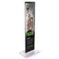 Full graphic panel indoor acrylic custom floor totem stand