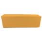 Gold trade show table throws are made with 100 percent polyester 