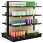 retail gondola shelving with 500lb weight capacity per shelf
