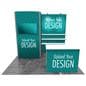 Modular exhibition system with custom printing