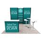 10x10 Trade Show Booth Kit with spotlight 