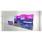 Modular booth display with counter