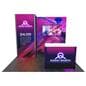 10x10 Exhibit Booth with monitor mounting bracket